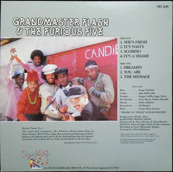 Grandmaster Flash & The Furious Five - The Message - LP 2