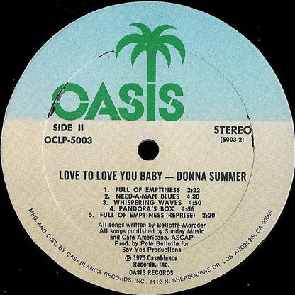 Donna Summer - Love To Love You Baby - LP 4