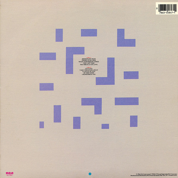 Eurythmics - Revenge - LP 2