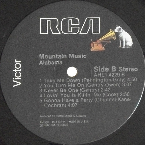 Alabama - Mountain Music - Vinyl, LP, Album, Stereo 4