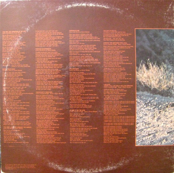 Stevie Wonder - Talking Book - LP 4