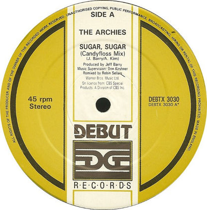 The Archies - Sugar, Sugar (Special Extended Candyfloss Mix) - 12" 3