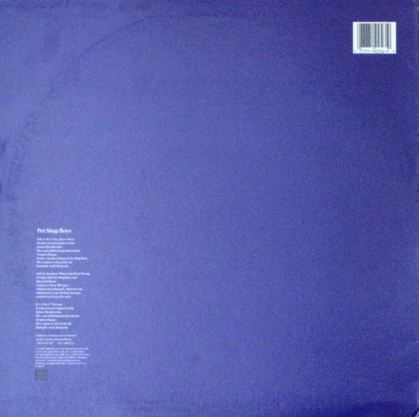 Pet Shop Boys - It's A Sin - 12" 3