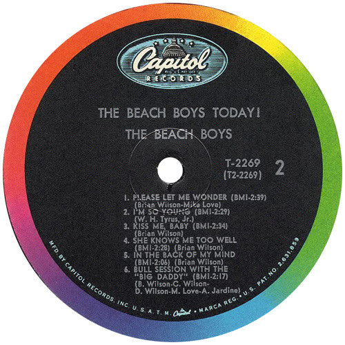 The Beach Boys - The Beach Boys Today! - LP 4