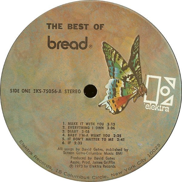 Bread - The Best Of Bread - LP 4