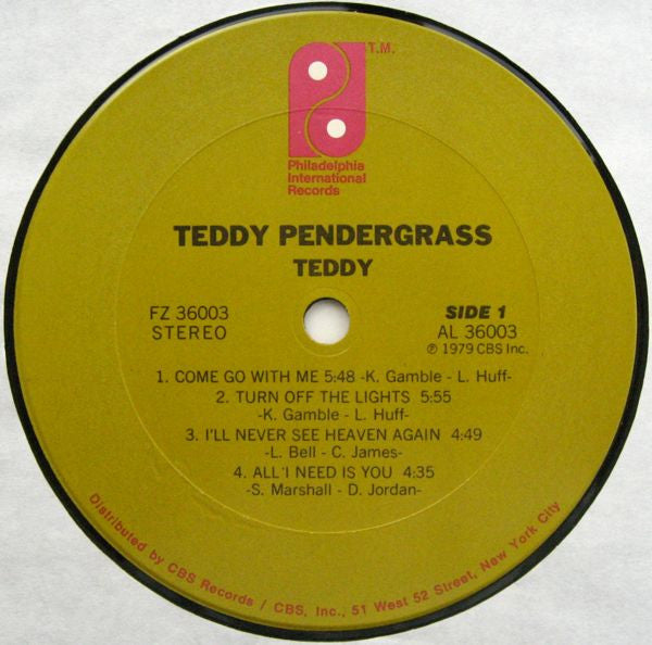 Teddy Pendergrass - Teddy - LP 3