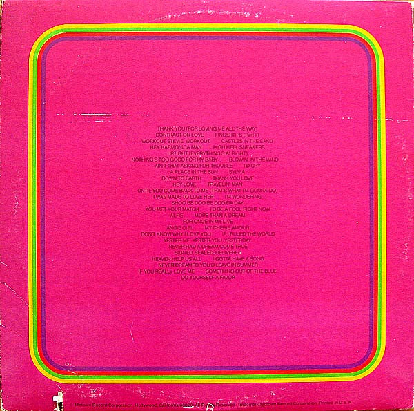 Stevie Wonder - Looking Back - LP 3