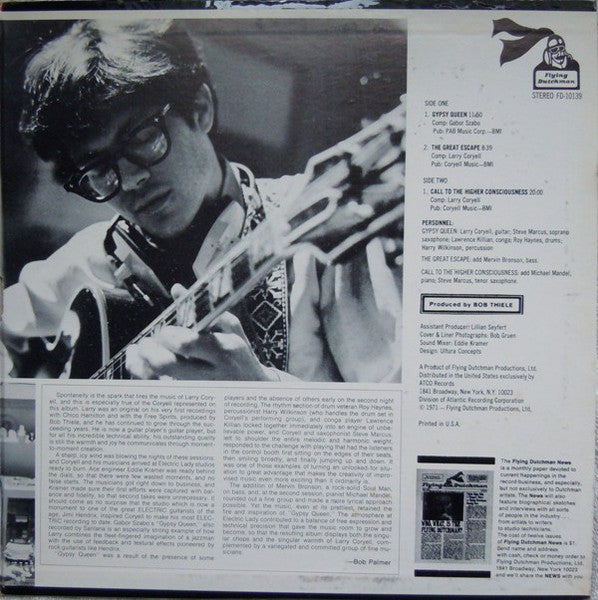 Larry Coryell - Barefoot Boy - LP 3