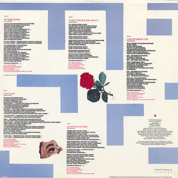 Eurythmics - Revenge - LP 4