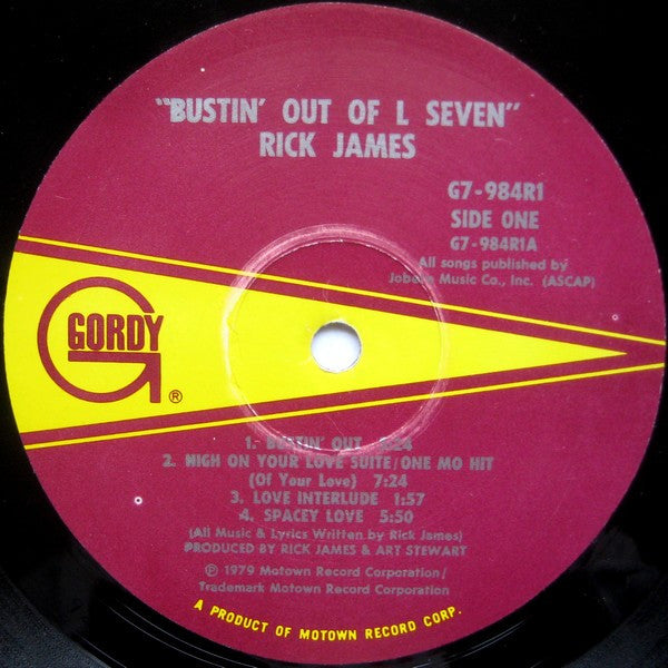 Rick James - Bustin' Out Of L Seven - LP 3