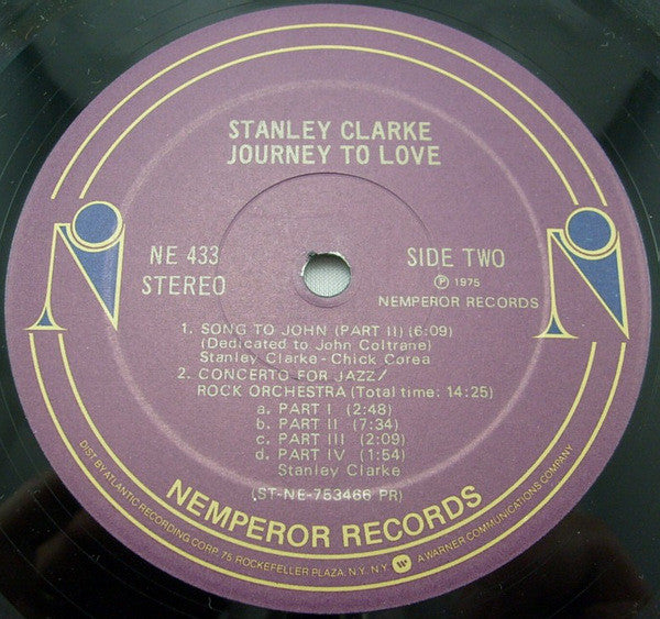 Stanley Clarke - Journey To Love - LP 4