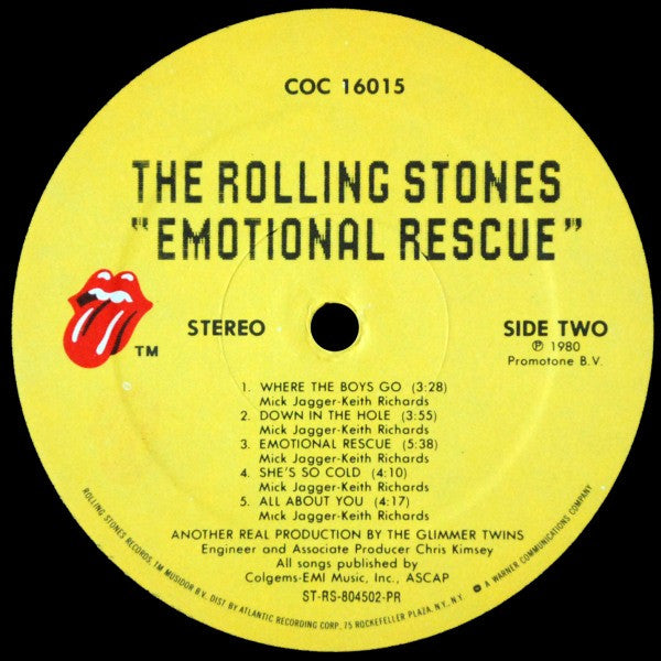 The Rolling Stones - Emotional Rescue - LP 4