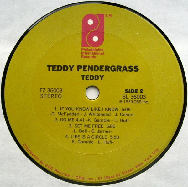 Teddy Pendergrass - Teddy - LP 4