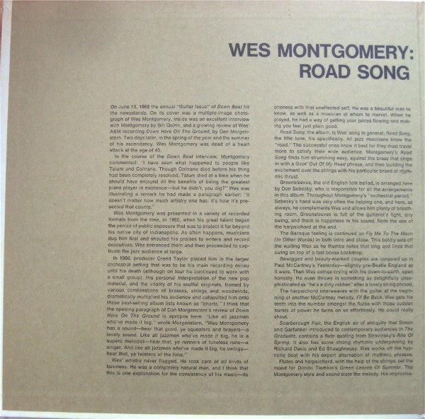 Wes Montgomery - Road Song - LP 2