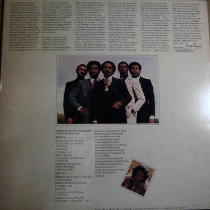 Harold Melvin & The Blue Notes Featuring Theodore Pendergrass - To Be True - LP 2