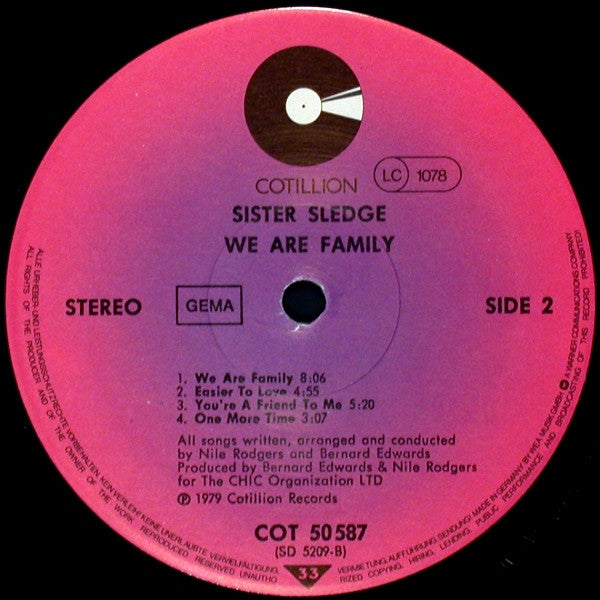 Sister Sledge - We Are Family - LP 4
