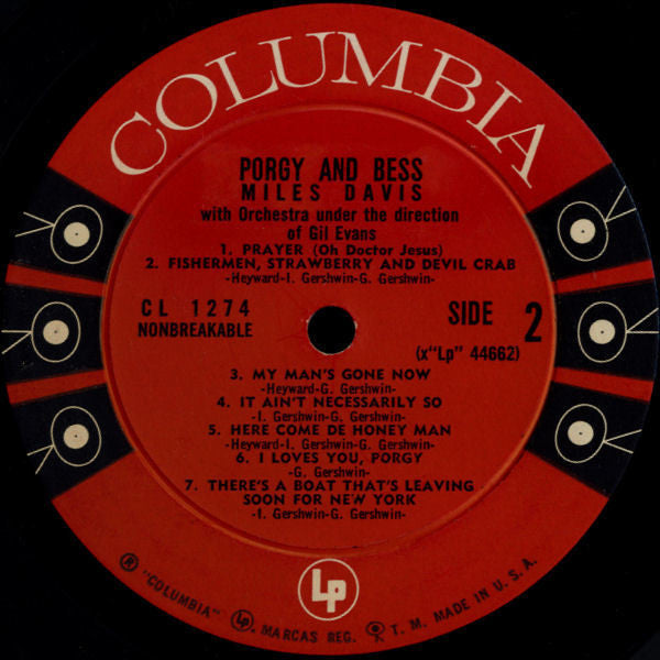 Miles Davis - Porgy And Bess - LP 4