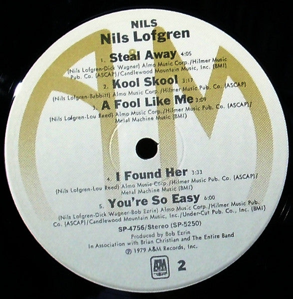 Nils Lofgren - Nils - LP 4