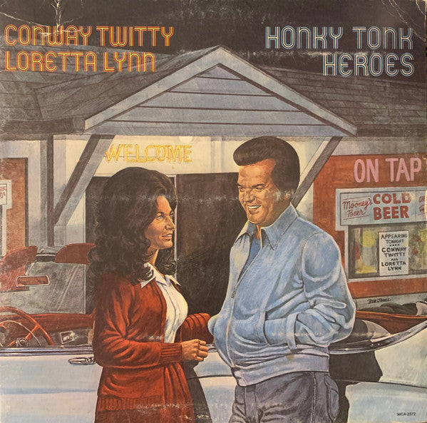 Loretta Lynn - Honky Tonk Heroes - VINTAGE vinyl record for sale