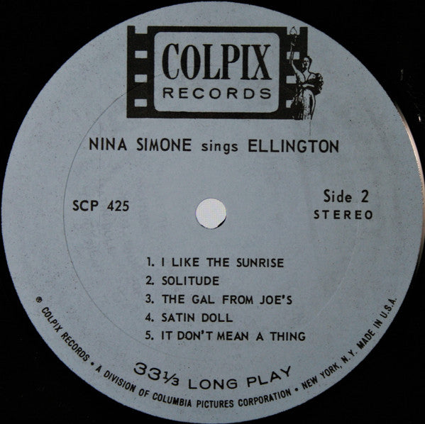 Nina Simone - Nina Simone Sings Duke Ellington - LP 4
