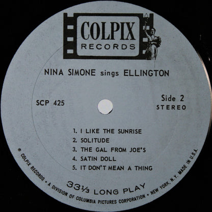 Nina Simone - Nina Simone Sings Duke Ellington - LP 4