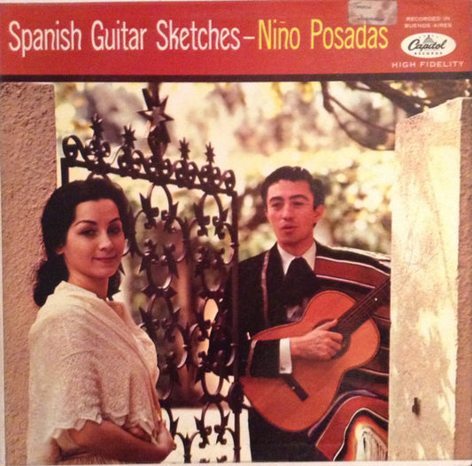 Nino Posadas - Spanish Guitar Sketches - VINTAGE vinyl record for sale