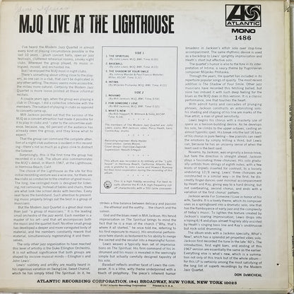 MJQ - Live At The Lighthouse - LP 2