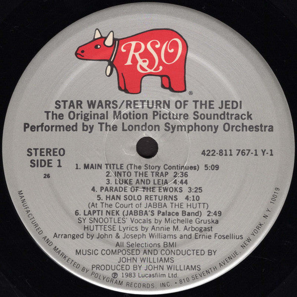 John Williams - Star Wars / Return Of The Jedi - The Original Motion Picture Soundtrack - LP 4