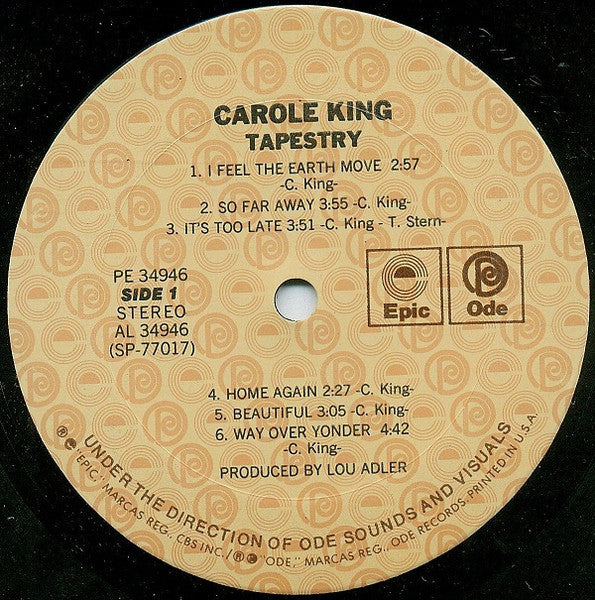 Carole King - Tapestry - LP 3