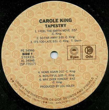 Carole King - Tapestry - LP 3
