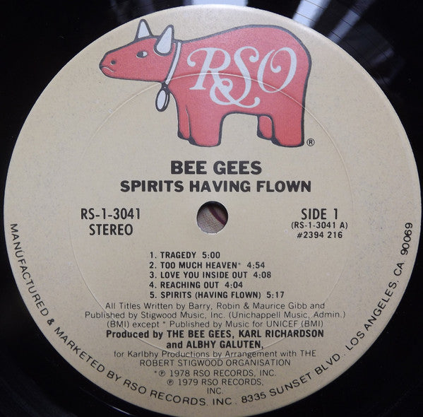 Bee Gees - Spirits Having Flown - Vinyl, LP, Album, Stereo 4