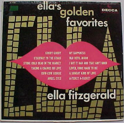 Ella Fitzgerald - Ella's Golden Favorites - VINTAGE vinyl record for sale