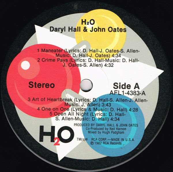 Daryl Hall + John Oates - H₂O - LP 3