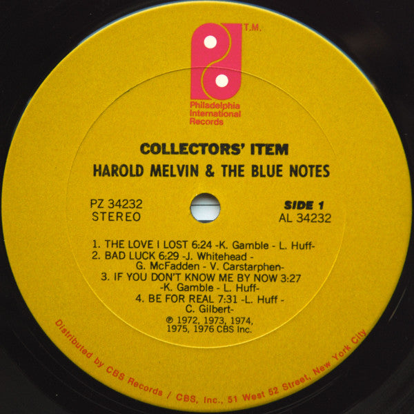 Harold Melvin & The Blue Notes - Collectors' Item - LP 3