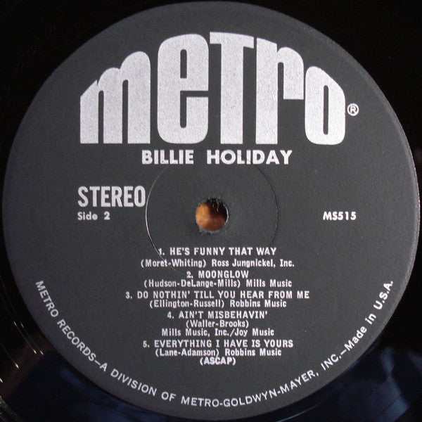 Billie Holiday - Billie Holiday - LP 4