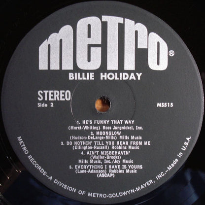 Billie Holiday - Billie Holiday - LP 4