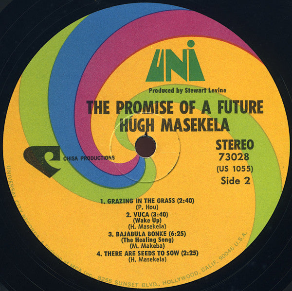 Hugh Masekela - The Promise Of A Future - LP 4