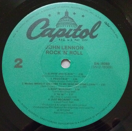 John Lennon - Rock 'N' Roll - LP 4