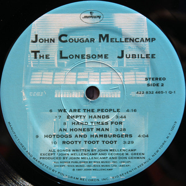 John Cougar Mellencamp - The Lonesome Jubilee - Vinyl, LP, Album, Stereo 5