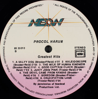 Procol Harum - Greatest Hits - LP 4