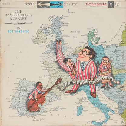 The Dave Brubeck Quartet - The Dave Brubeck Quartet In Europe - LP