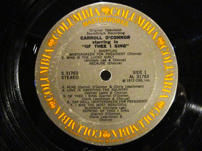 Carroll O'Connor - Of Thee I Sing (Original Television Soundtrack Recoding) - Vinyl, LP, Album, Stereo 3