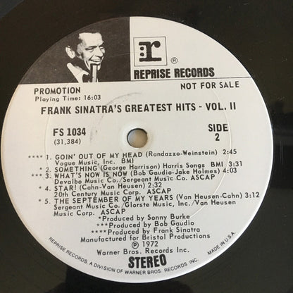 Frank Sinatra - Frank Sinatra's Greatest Hits Vol. 2 - LP 4