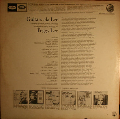 Peggy Lee - Guitars Ala Lee - Vinyl, LP, Album, Stereo 2