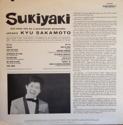 Kyu Sakamoto - Sukiyaki And Other Japanese Hits - Vinyl, LP, Compilation, Mono 2