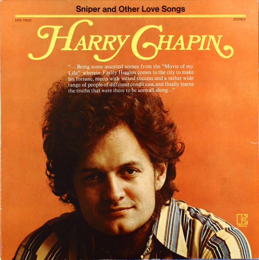 Harry Chapin - Sniper and Other Love Songs - VINTAGE vinyl record for sale