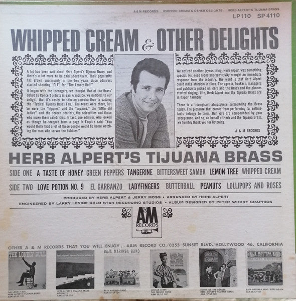 Herb Alpert's Tijuana Brass - Whipped Cream & Other Delights - LP 2