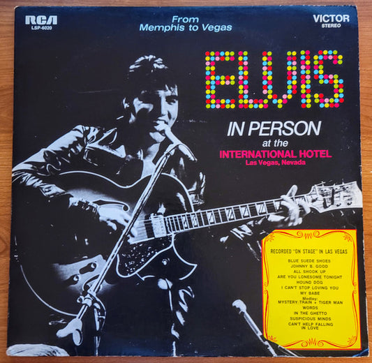 Elvis Presley - From Memphis to Vegas - VINTAGE vinyl record for sale