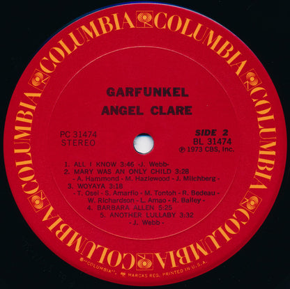 Garfunkel - Angel Clare - LP 4