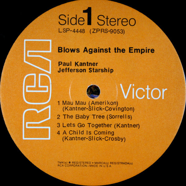 Paul Kantner / Jefferson Starship - Blows Against The Empire - LP 4